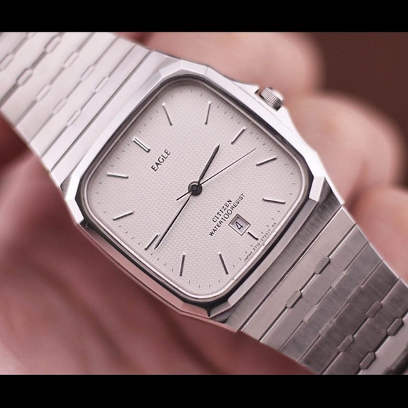 1970s Rare Citizen Eagle Quartz Watch
Ref No. 2710-272218
Silver Hard Alloy Case - Picture 3 of 8
